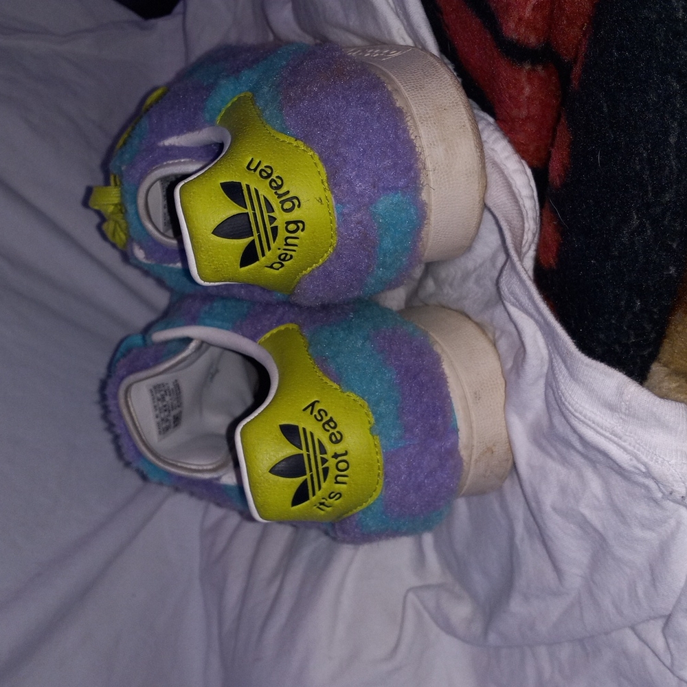 Stan Smith Adidas, size 10.5, monsters inc., only worn twice